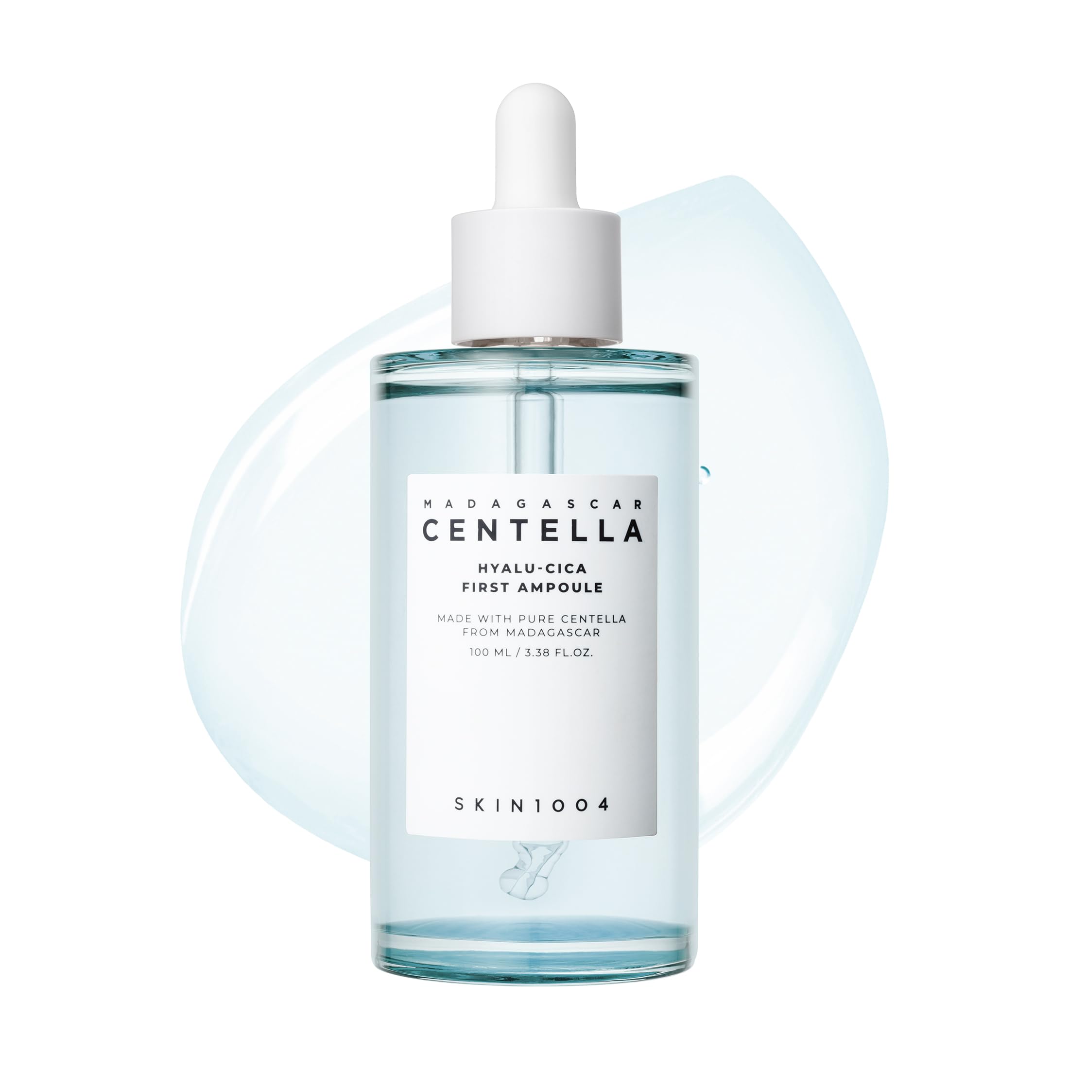 SKIN1004 Hyalu-Cica Première Ampoule : bouteille d’ampoule pour hydratation en profondeur.