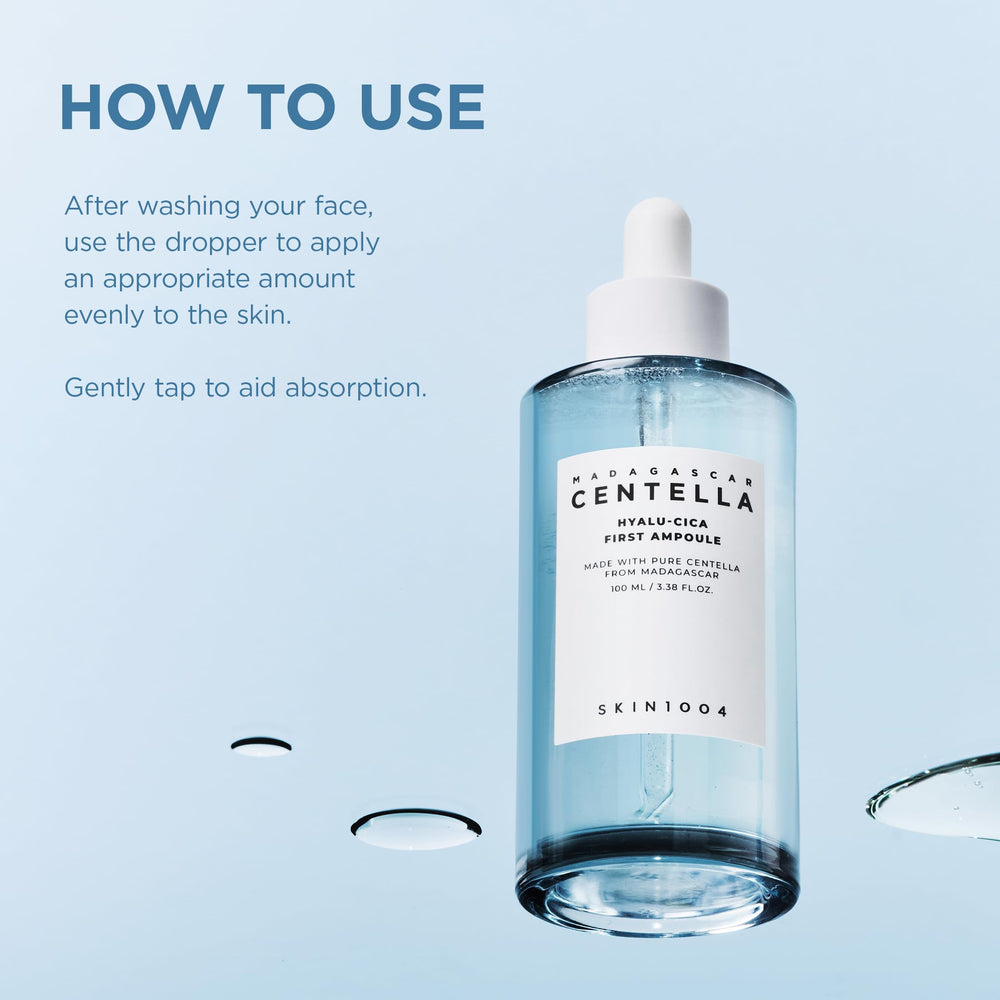SKIN1004 Hyalu-Cica Première Ampoule : soin quotidien léger pour tous les types de peau.