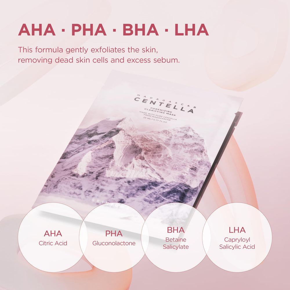 SKIN1004 Madagascar Centella minéraux sel rose Himalaya purifiant les pores