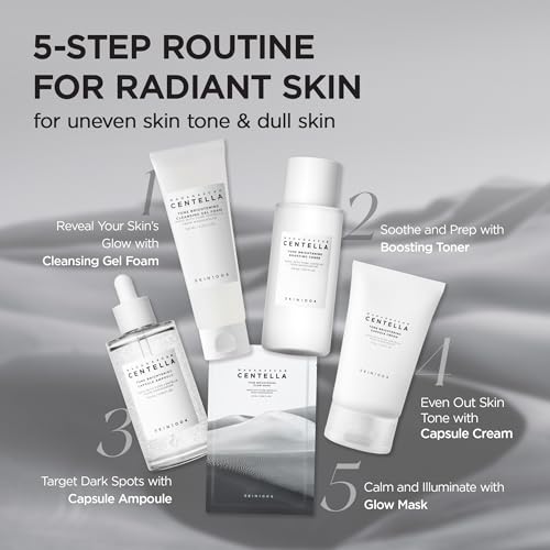 Peau plus lumineuse et uniforme après le masque SKIN1004.