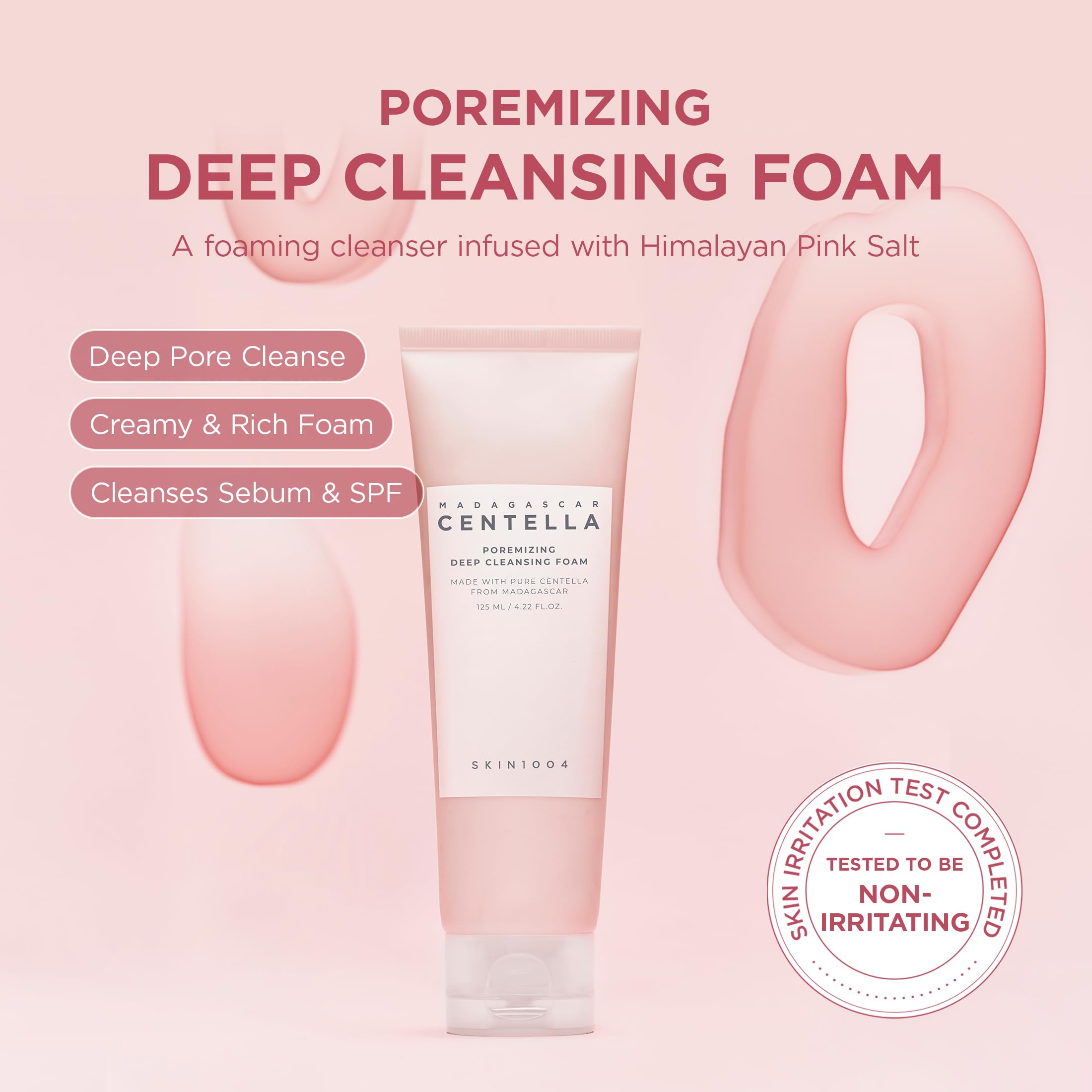 SKIN1004 Poremizing: démaquillage moussant doux pour une peau confortable.