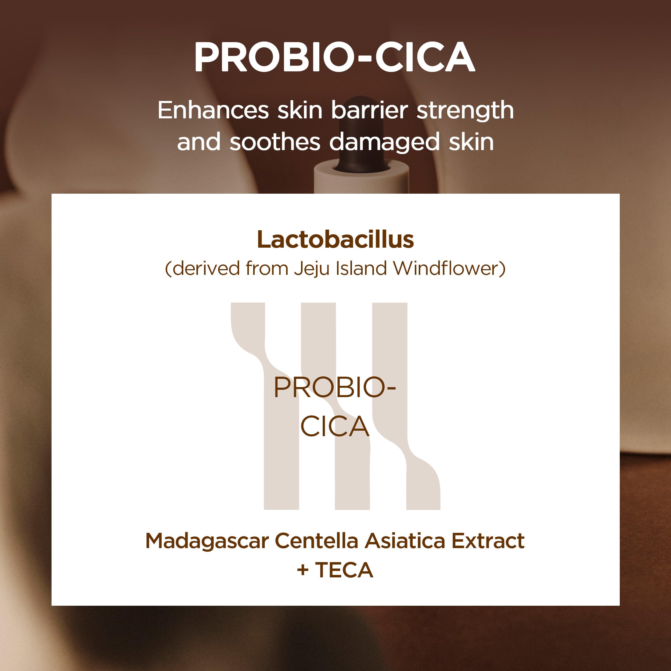 SKIN1004 Probio Cica Ampoule application-visage: peau douce et tonifiée après usage.
