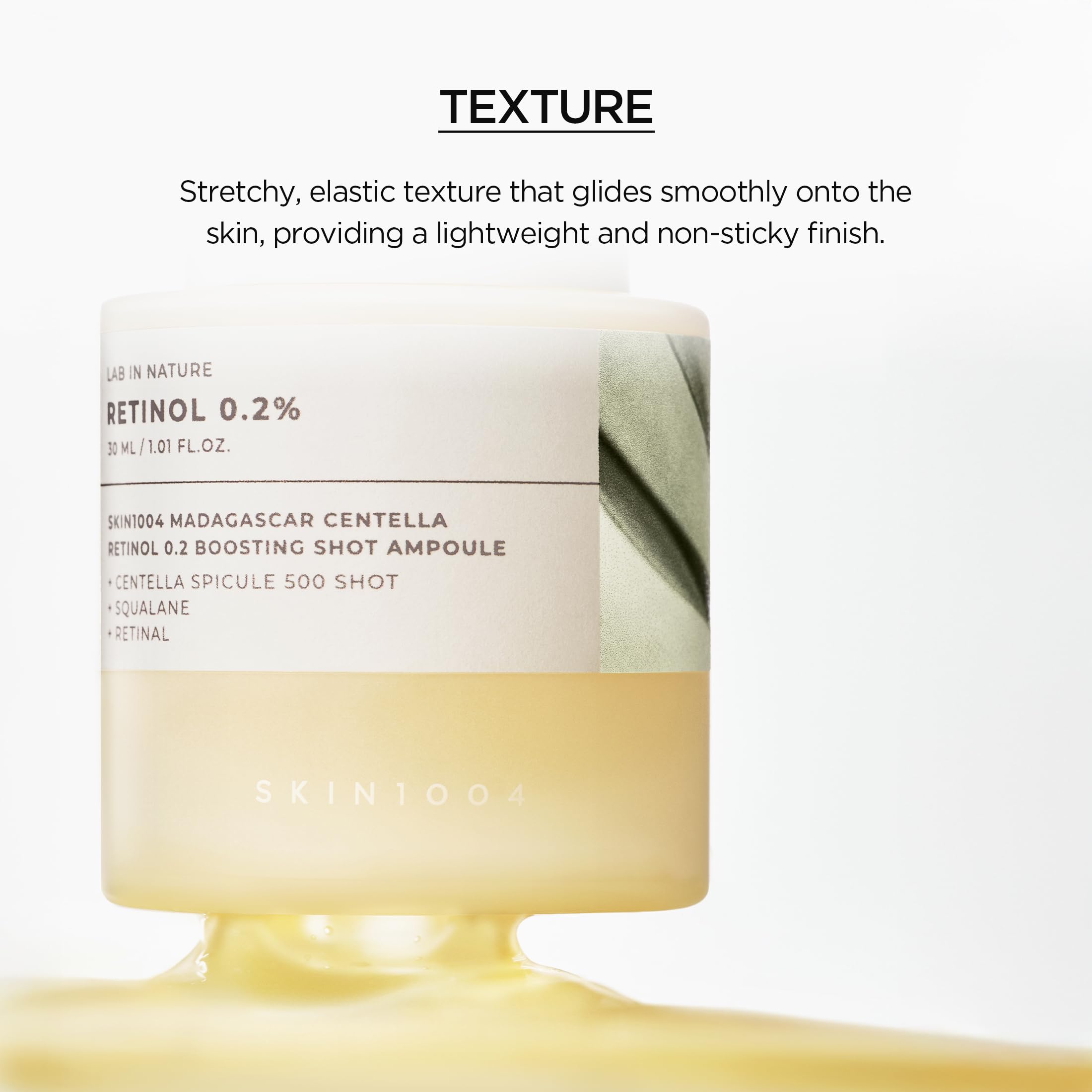 Routine quotidienne SKIN1004 : hydrate et nourrit après l’application.
