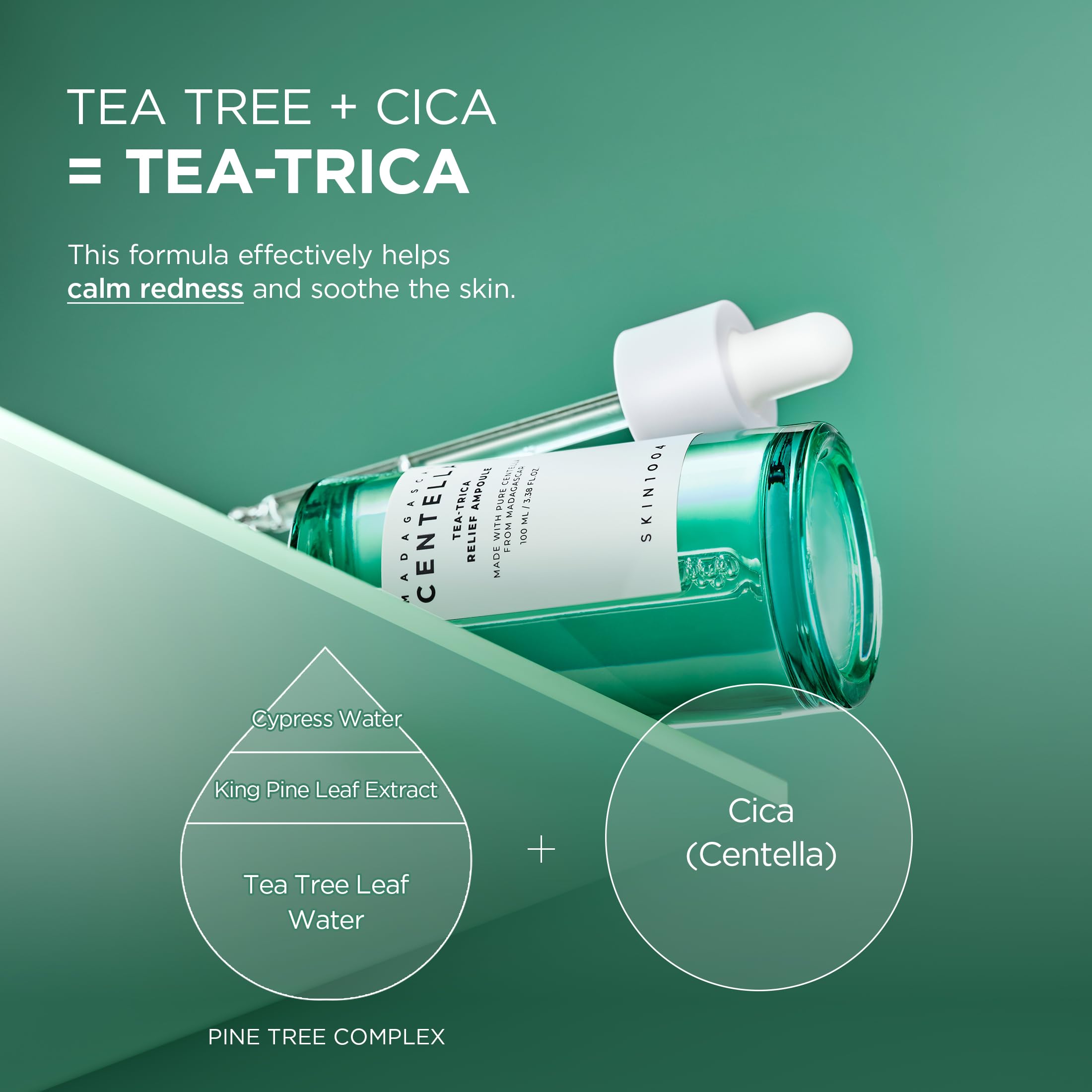 Extrait de Tea Tree utilisé dans l Ampoule Tea-Trica pour une sensation de fraîcheur.