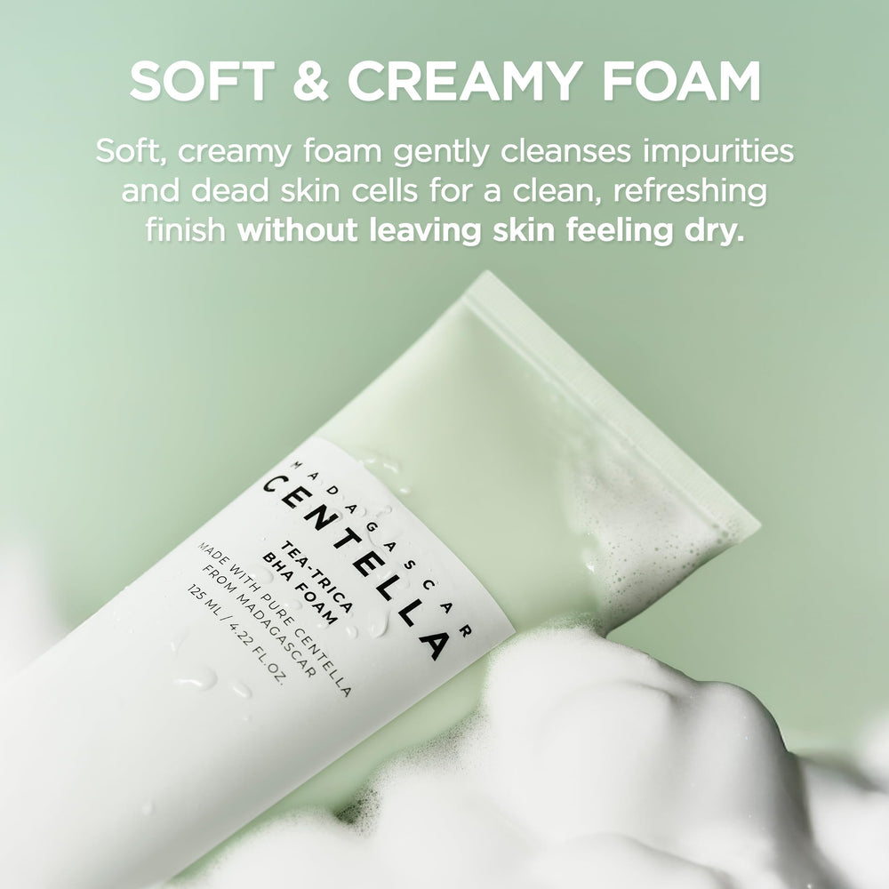 SKIN1004 Tea-Trica Foam – nettoyage quotidien sans résidu.