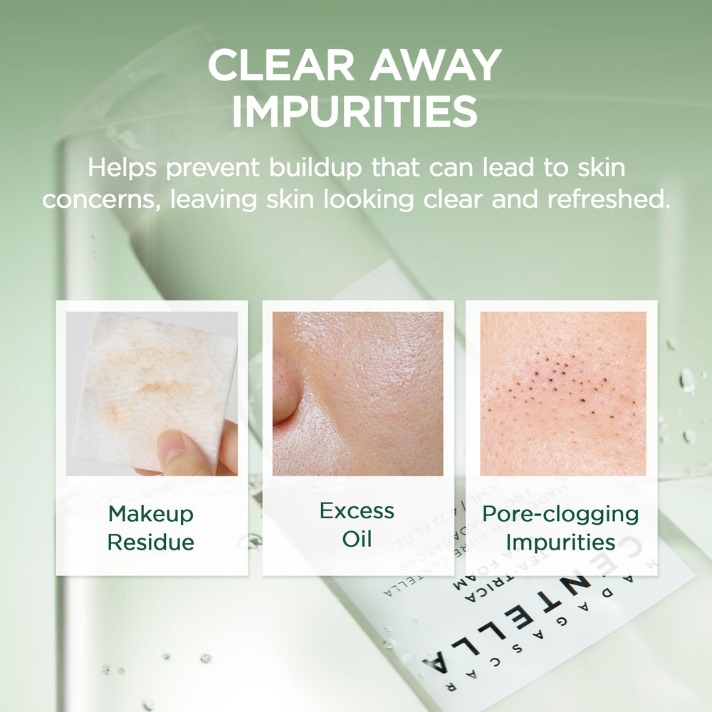 SKIN1004 Tea-Trica Foam – texture crèmeuse pour une mousse douce et efficace.