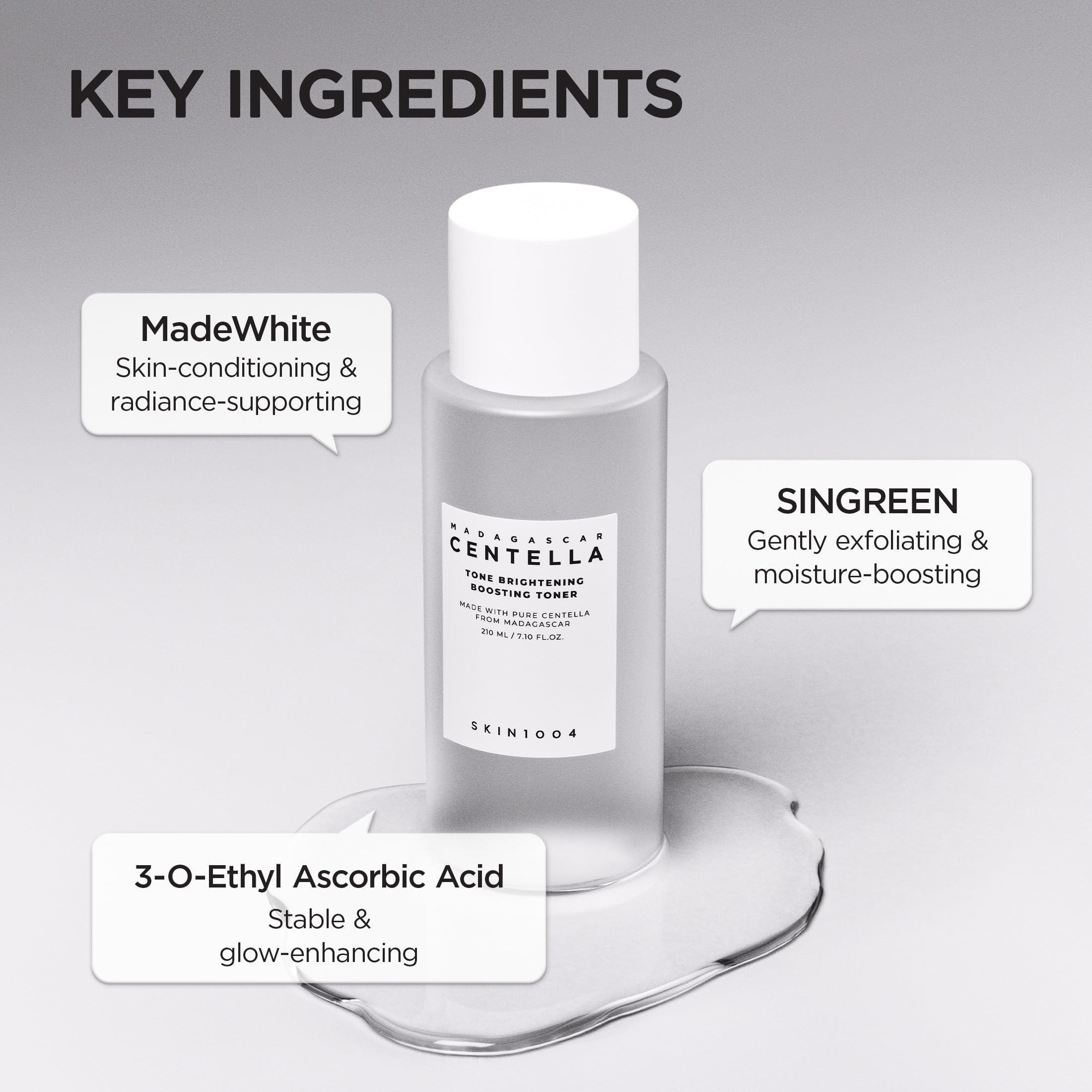 Niacinamide pour un teint plus homogène et éclat naturel.