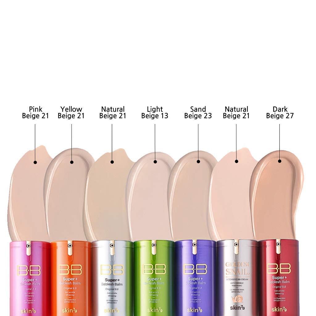 SKIN79 teinte naturelle 21 adaptée à tous les types de peau.