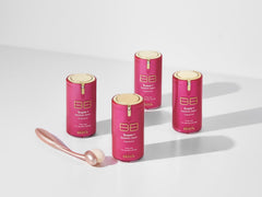 SKIN79 Super Plus Beblesh Balm Pink BB, texture rose pour un fini lisse et homogène.