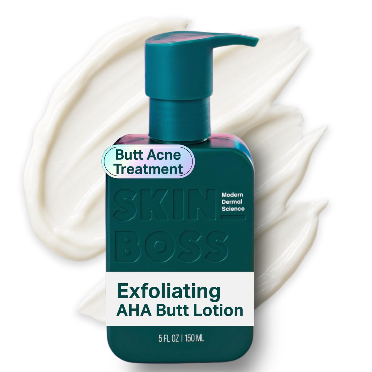 Lotion SKINBOSS Corps emballage élégant, prêt pour votre routine beauté.