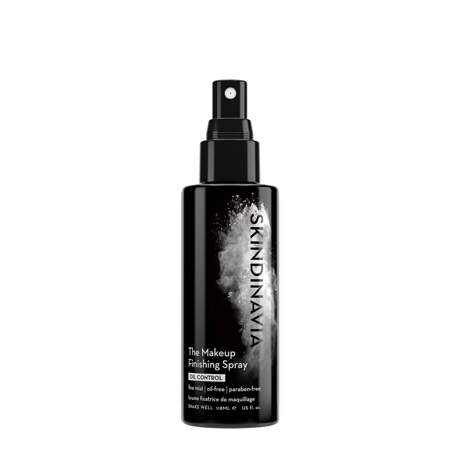 SKINDINAVIA Spray finissant bouteille 2oz pour une tenue longue durée sans retouches.