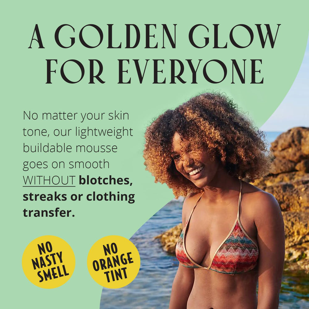Teinte durable jusqu'à une semaine avec la mousse Skinerals