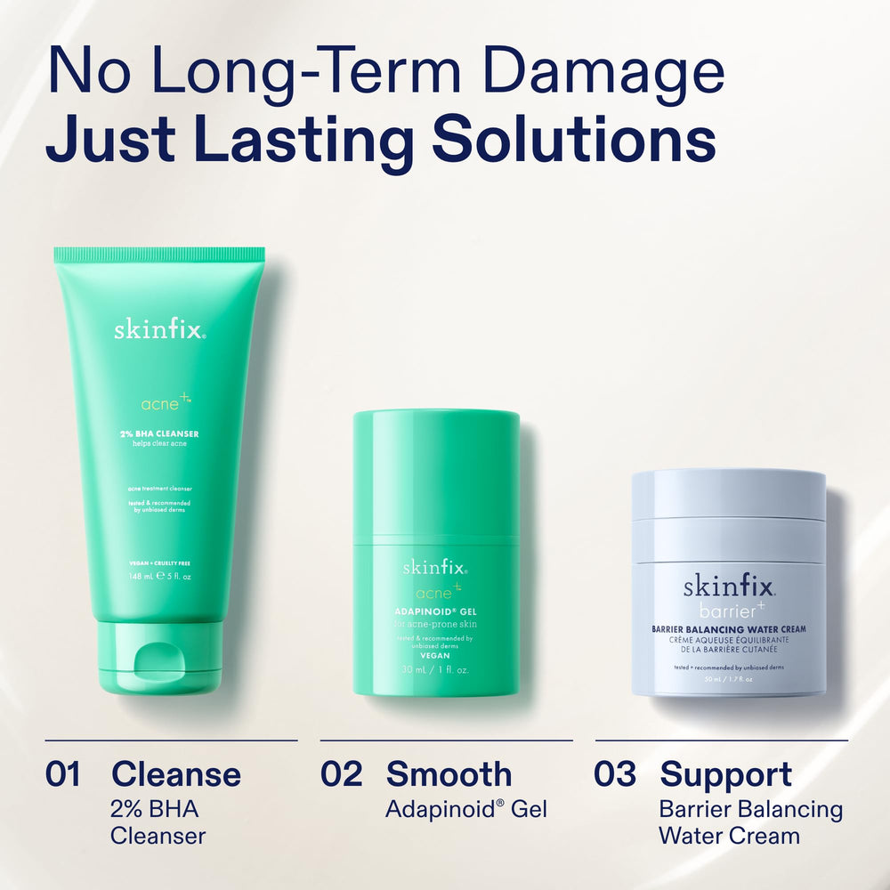 Formulation sans parfum Skinfix adaptée aux peaux sensibles.