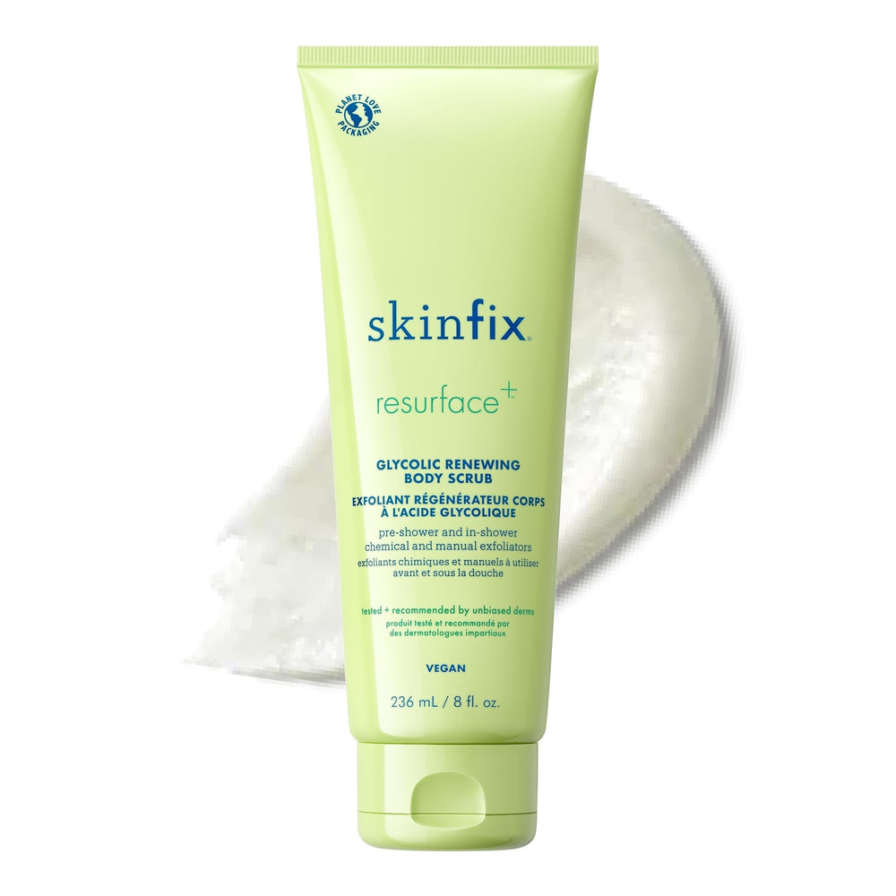 Skinfix Glycolic Renewing Scrub – texture du corps plus lisse