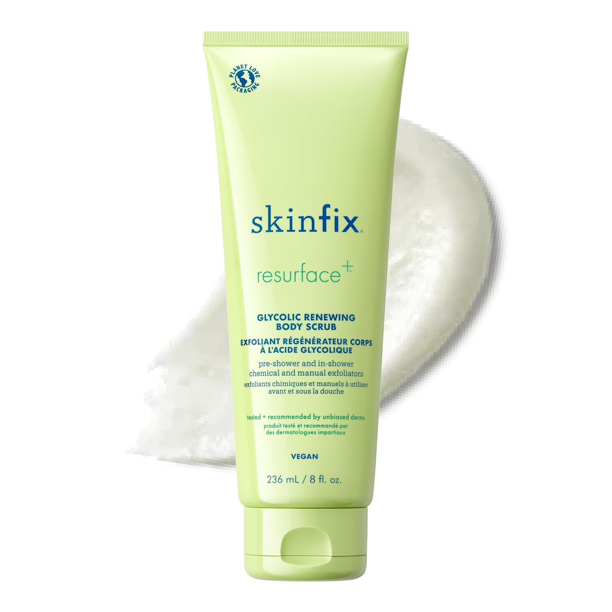 Skinfix Glycolic Renewing Scrub – texture du corps plus lisse