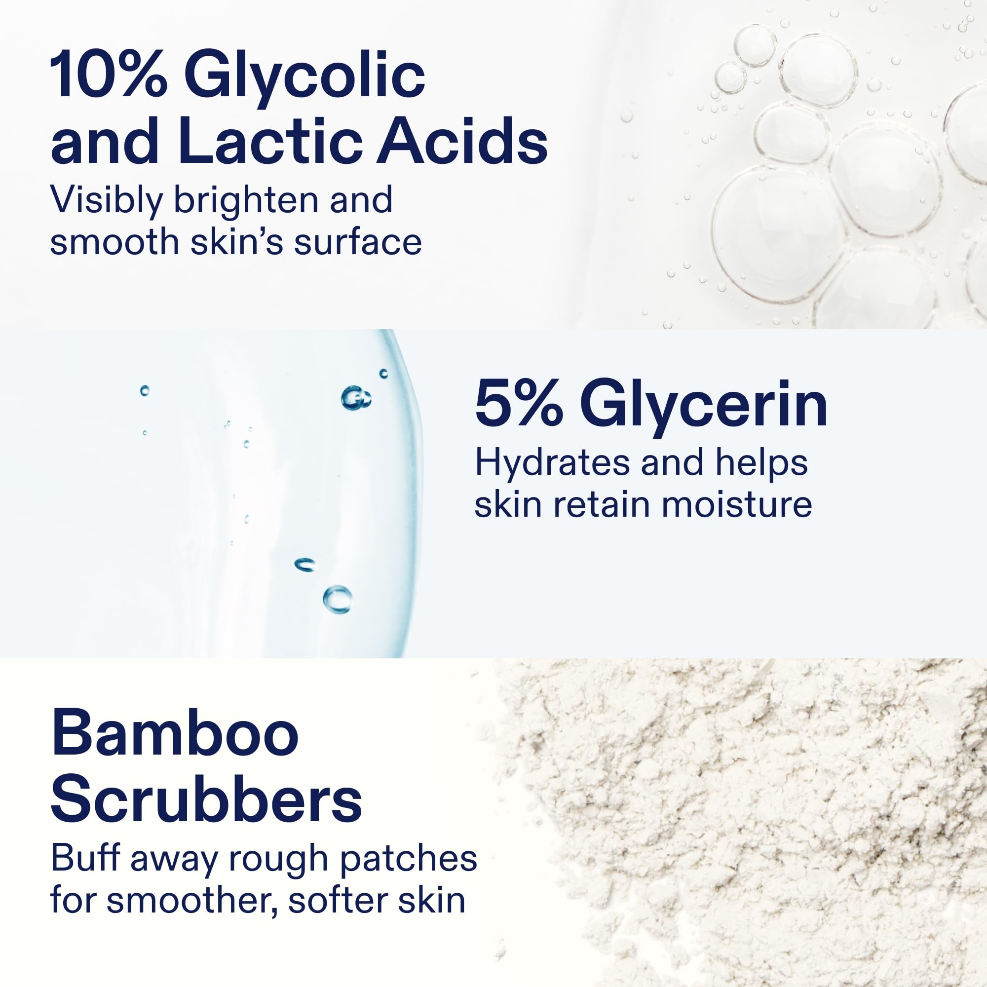 Formulation végan et sans cruauté du Skinfix Glycolic Renewing Scrub