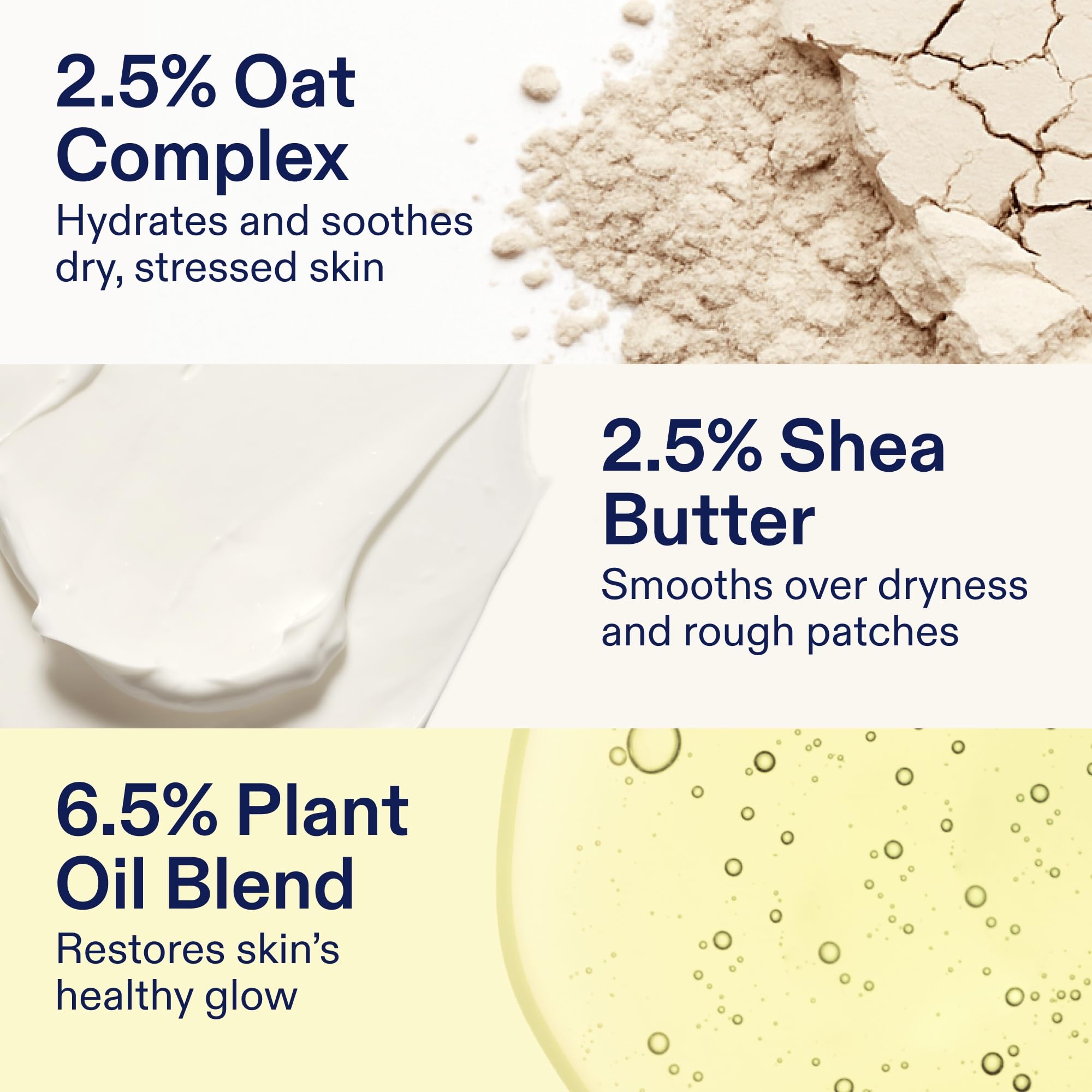 Huile végétale nourrissante dans Skinfix Lipid-Boost pour une peau douce.
