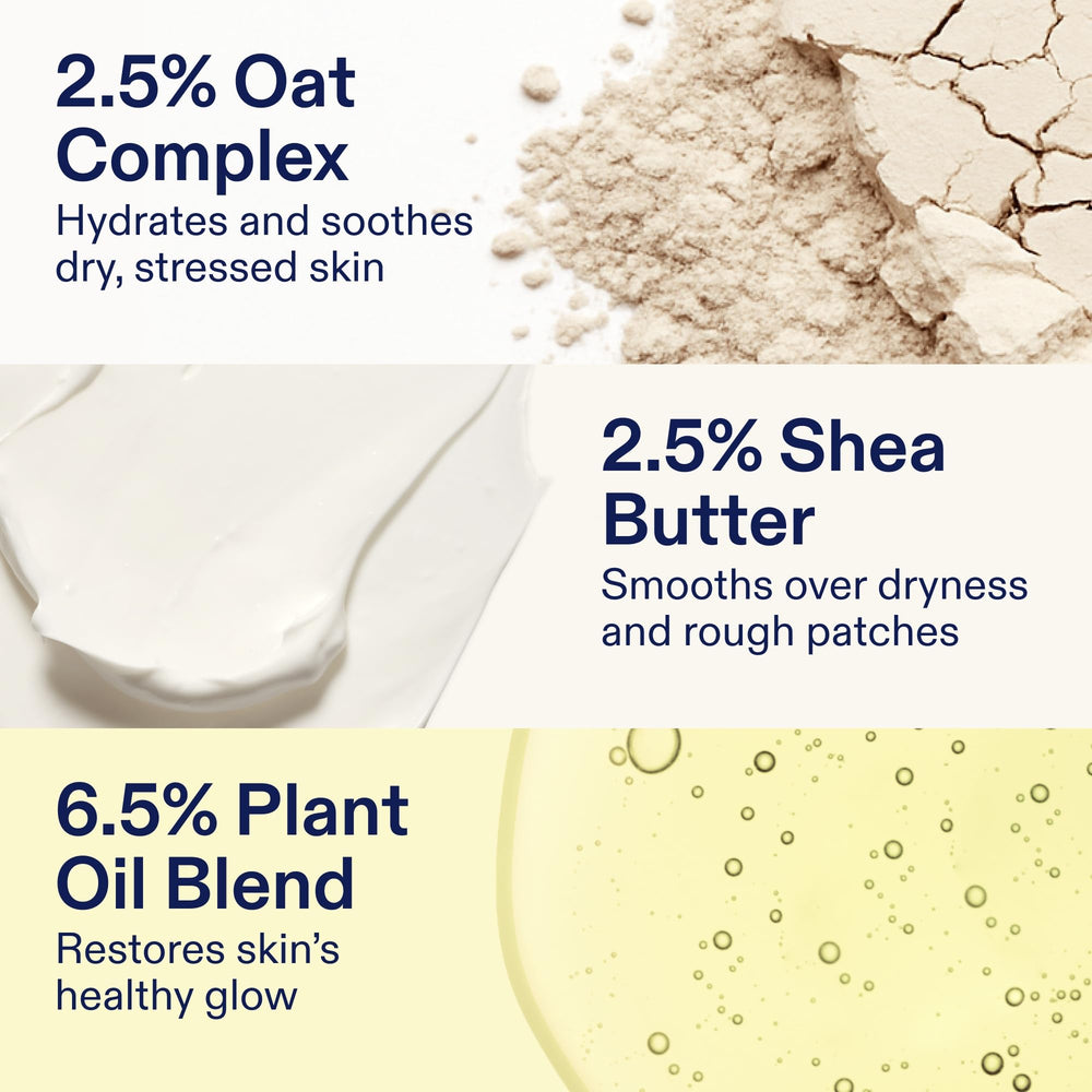 Huile végétale nourrissante dans Skinfix Lipid-Boost pour une peau douce.