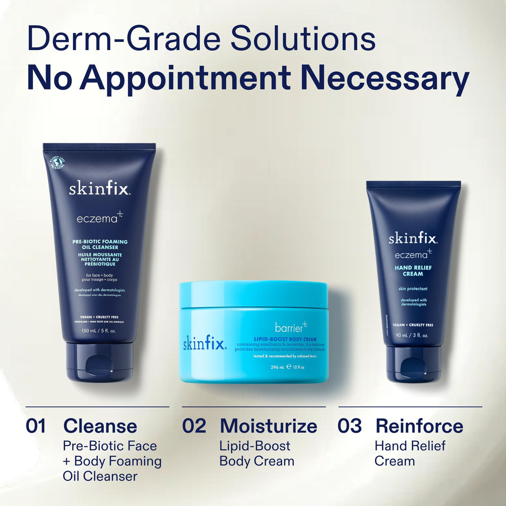 Skinfix sans parfum, formule adaptée peaux sensibles.
