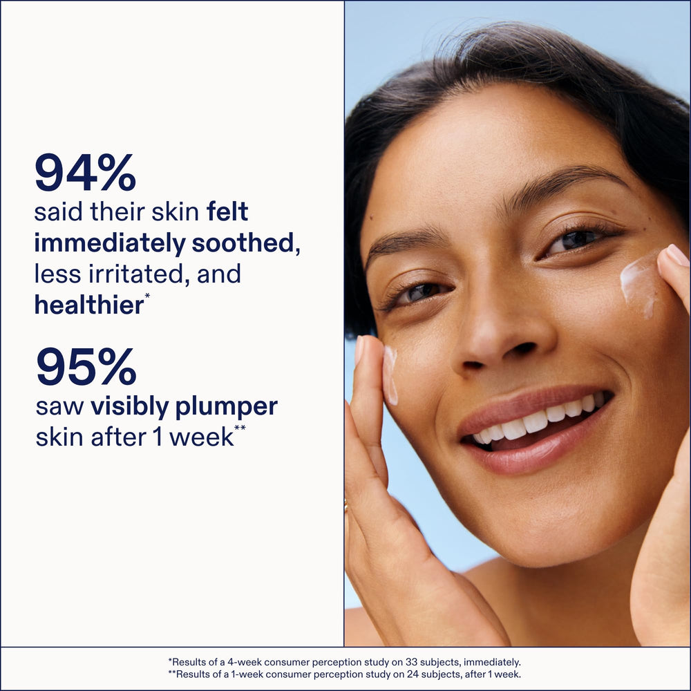 Peau illuminée et absorbée rapidement après Skinfix