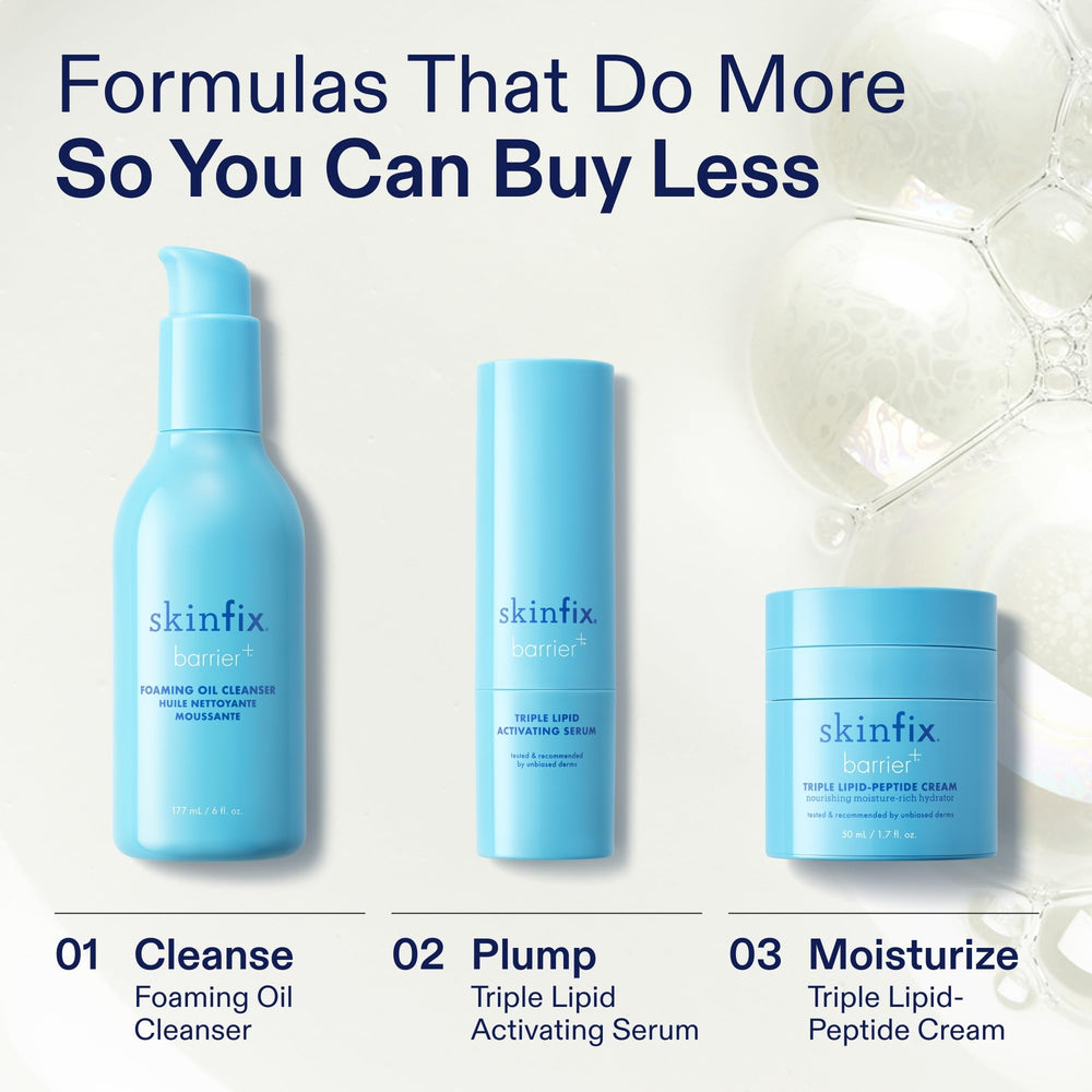 Skinfix Triple Lipid-Peptide Cream Mini close-up of ingredients: ceramides and peptides