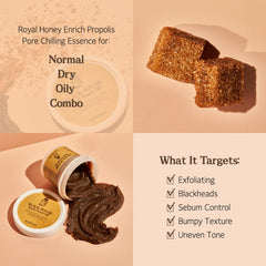 Applying SKINFOOD 1957 Black Sugar Mask to damp skin for gentle exfoliation