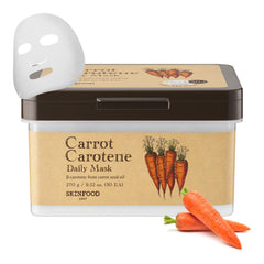 Masque SKINFOOD 1957 Carotte Carotene Daily Mask emballage bulk pour hydratation rapide