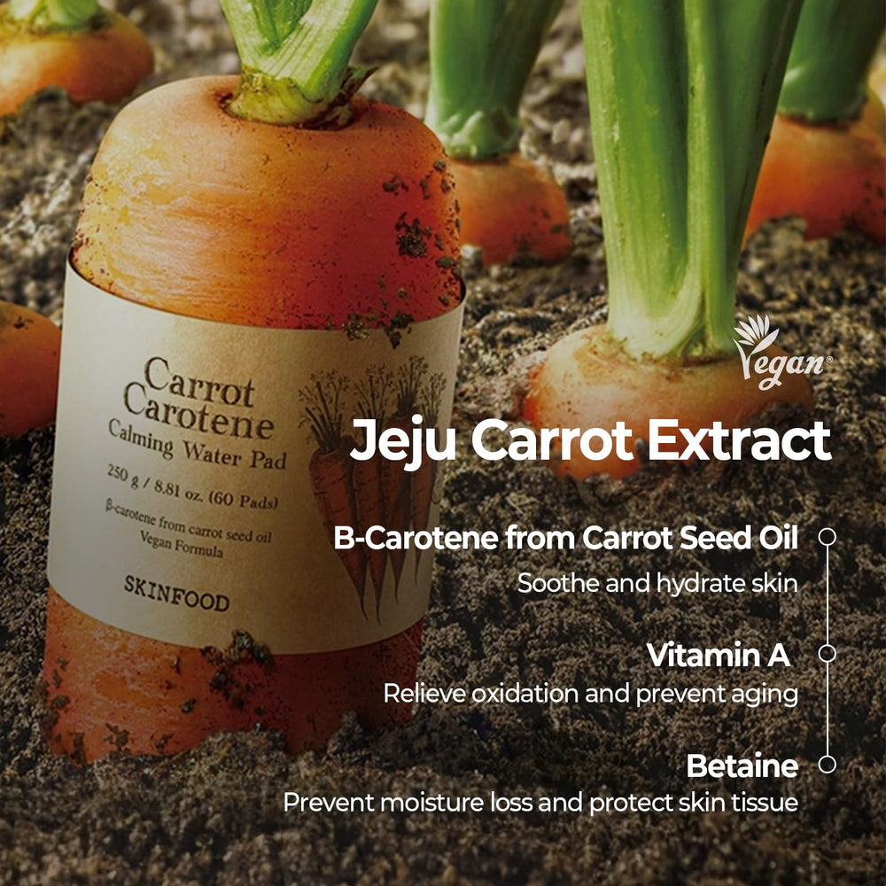 Teint lumineux après usage du masque SKINFOOD 1957 Carotte Carotene Daily Mask