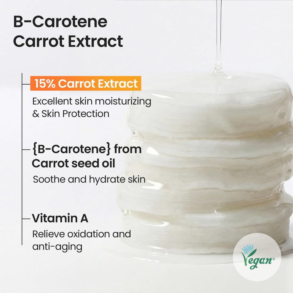 SKINFOOD 1957 Carotte – coton tonique Application rapide le matin
