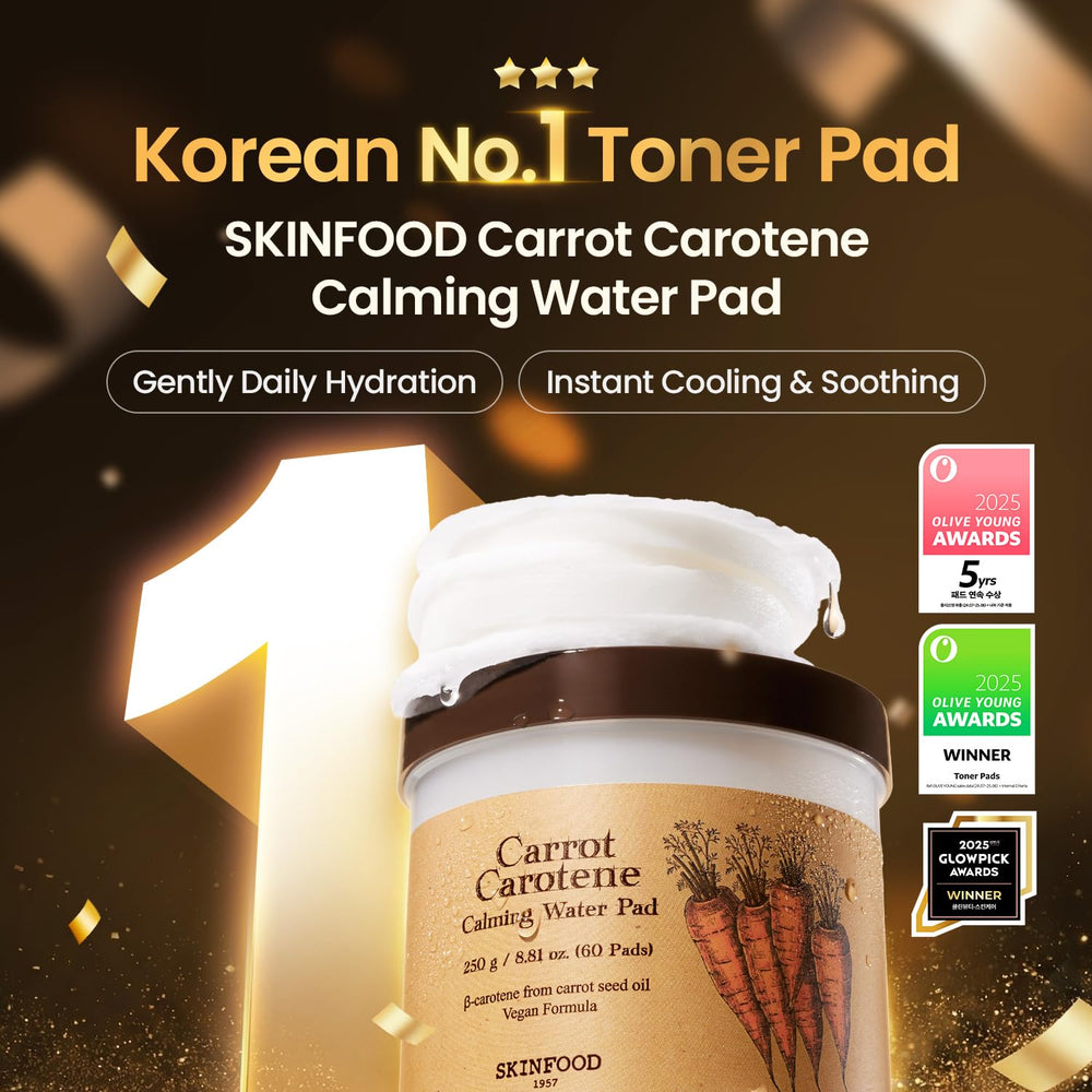 SKINFOOD 1957 Carotte – coton tonique Hydratation profonde pour peau sèche