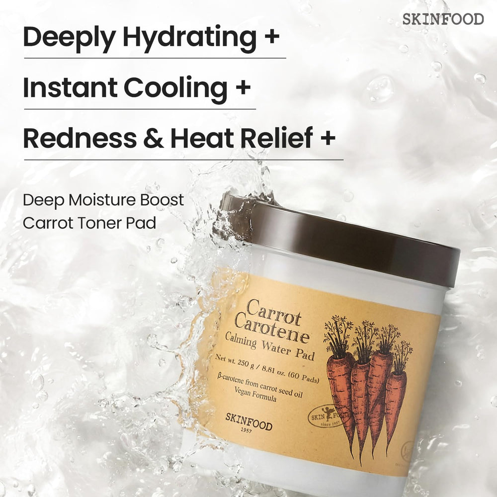 SKINFOOD 1957 Carotte – coton tonique Préparation maquillage et base lisse