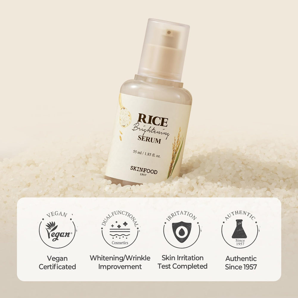 SKINFOOD 1957 Sérum riz texture soyeuse – application douce