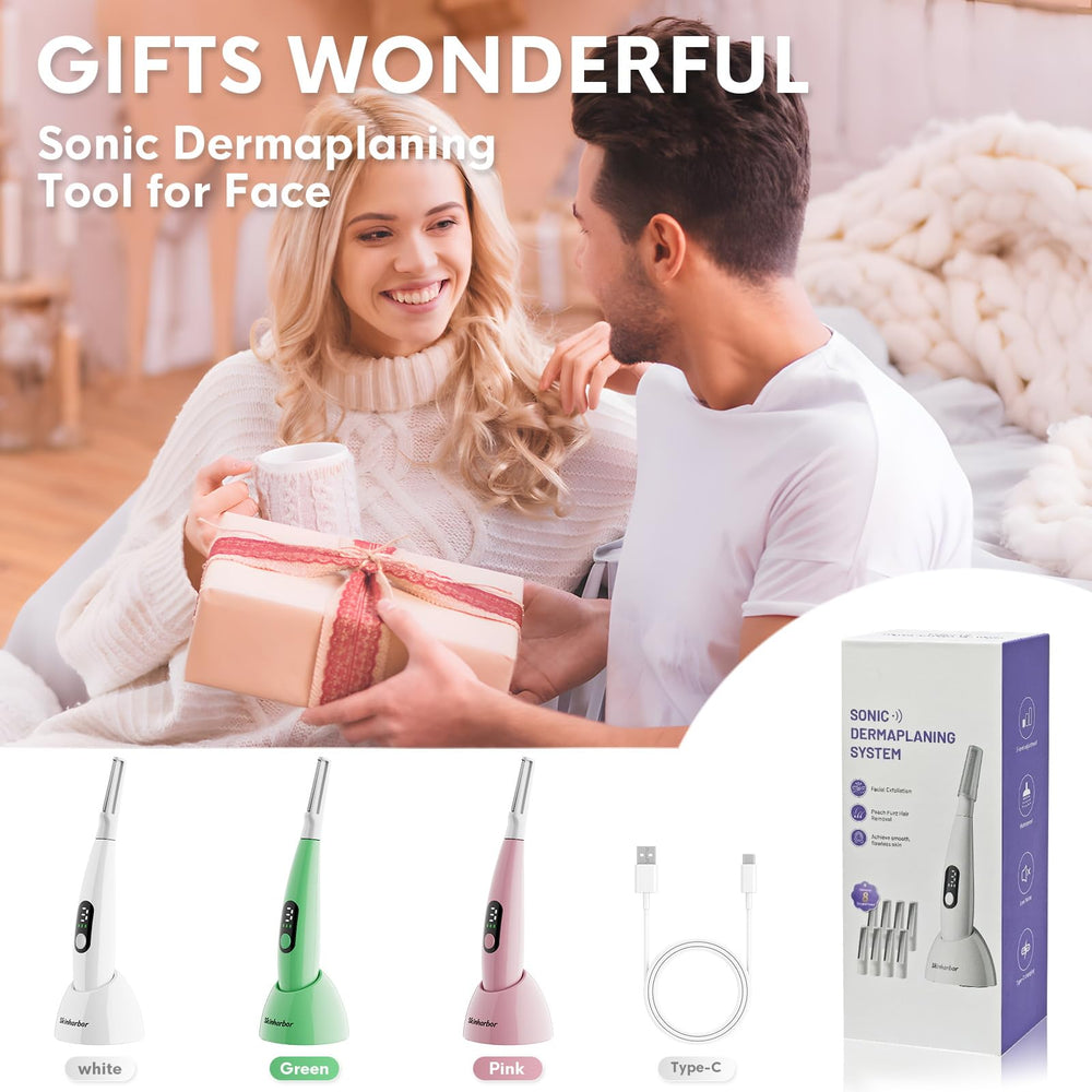 Skinharbor Sonic Dermaplane élimination des poils duveteux pour teint plus net