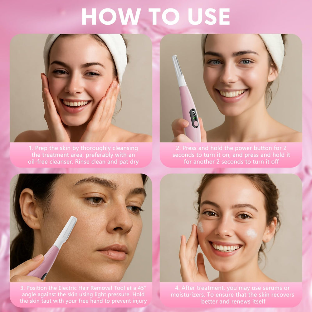 Skinharbor utilisation sonique dermaplanage sur la joue