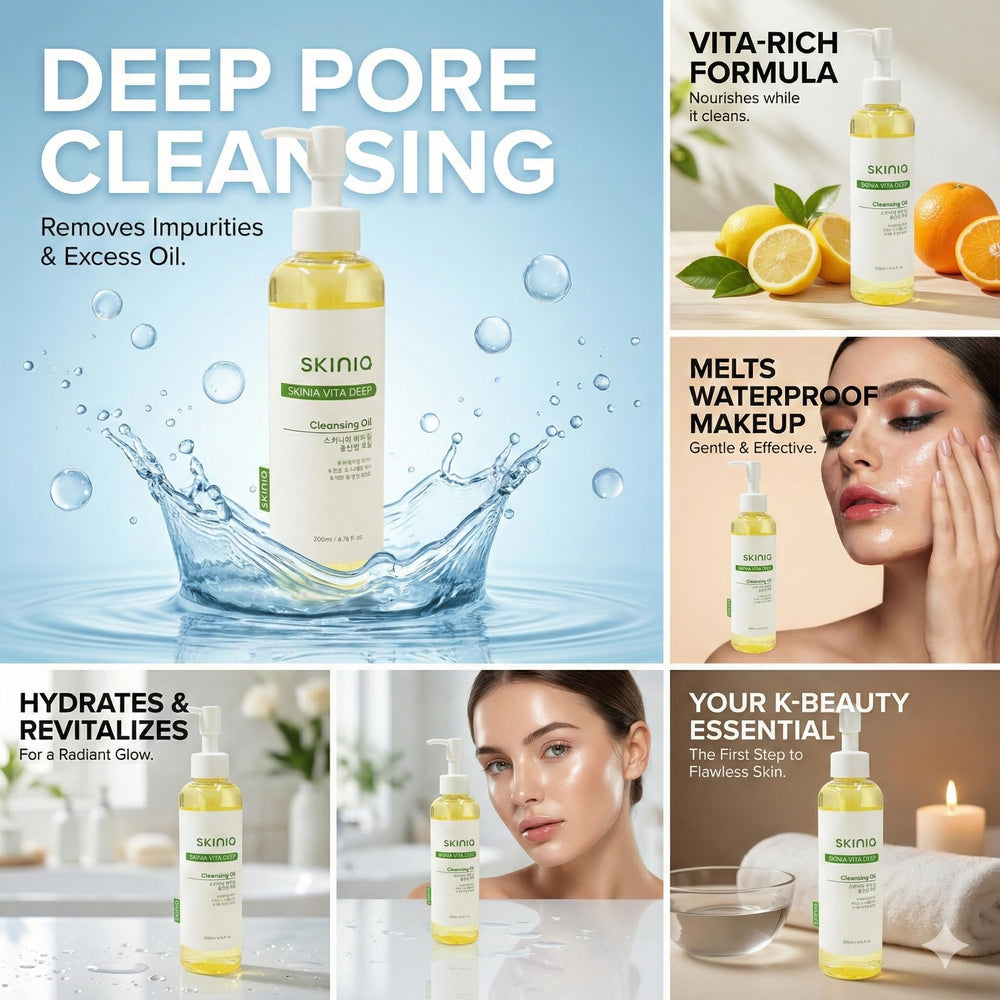 Skinia Vita démaquillage et nettoyage, duo tout-en-un
