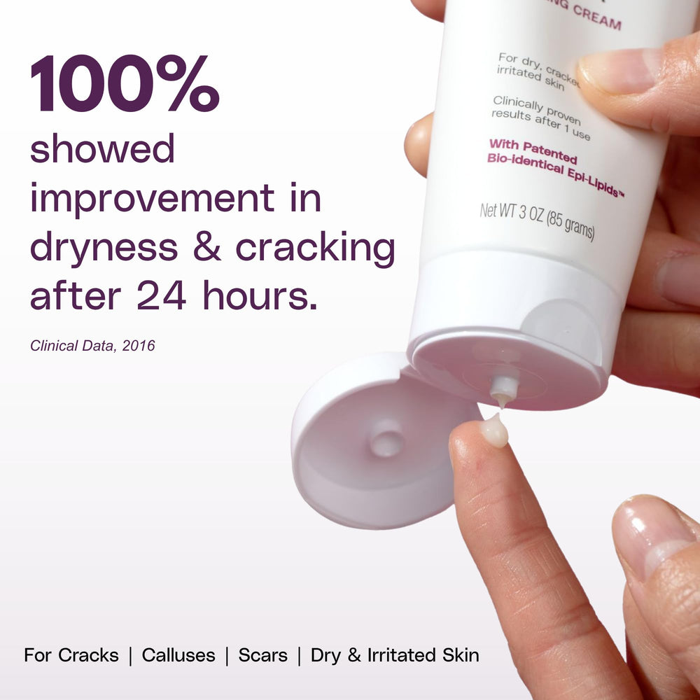 SkinIntegra 25 % urée et acide lactique pour pieds diabétiques, fissures traitées en douceur.
