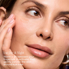 SKINN Age Reset application yeux, soin nocturne ciblé.