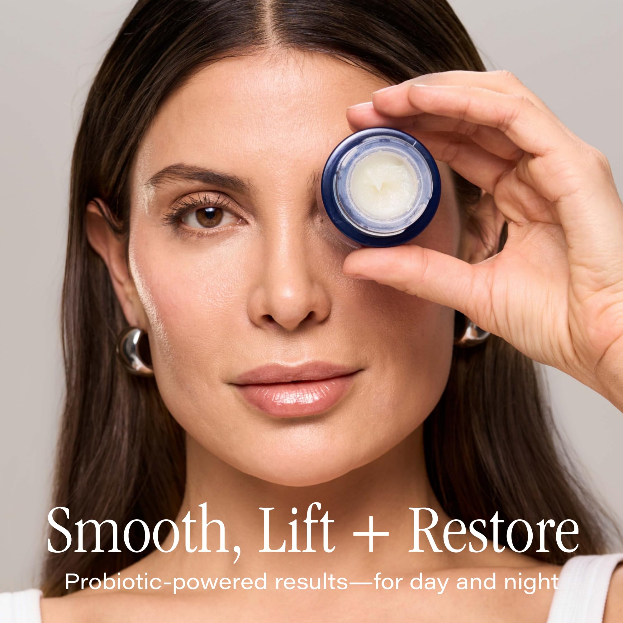 SKINN Age Reset crème yeux Probiolift, texture onctueuse pour le soir.