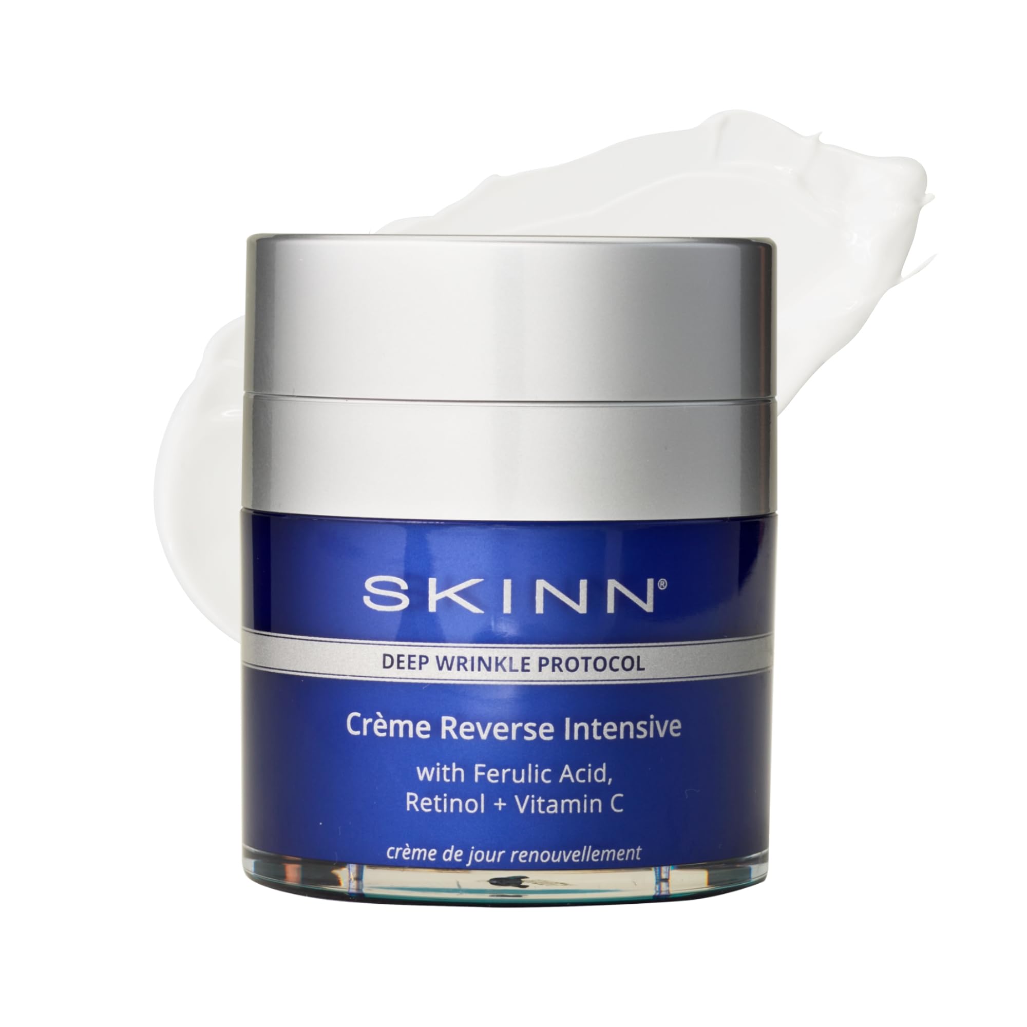 SKINN Crème Reverse: conteneur 1,7 oz pour routine quotidienne et pratique.