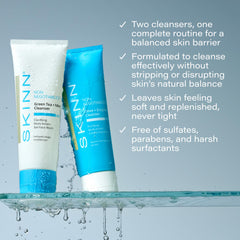 Composition olive et fruits du SKINN Jour-Nuit Nettoyant, nourrissant en douceur.