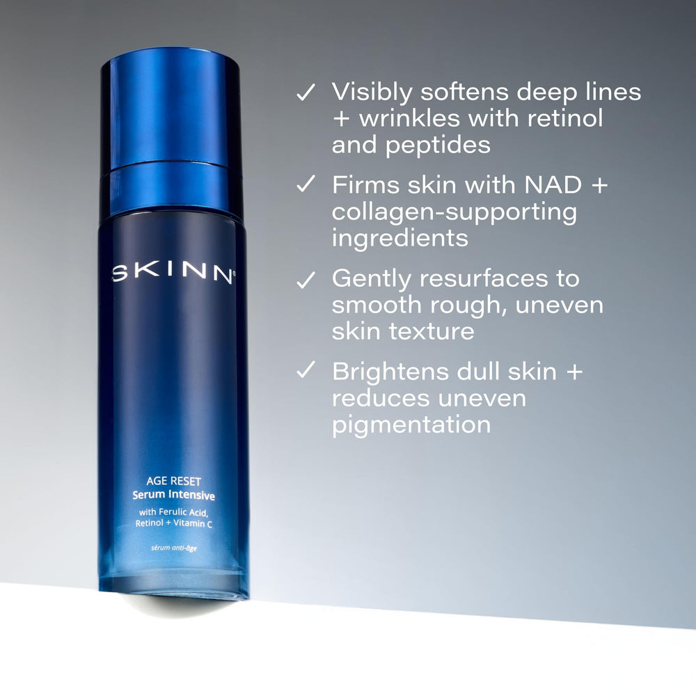 Sérum SKINN Deep Wrinkle Serum : actifs clé rétinol, vitamine C et acide férulique
