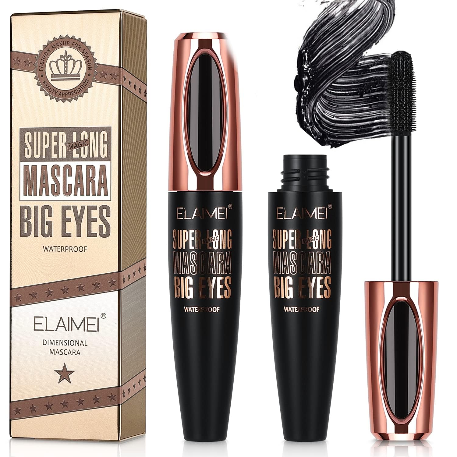SKINOSM Mascara 2-pack: volume et longueur immédiats pour des cils plus intenses.