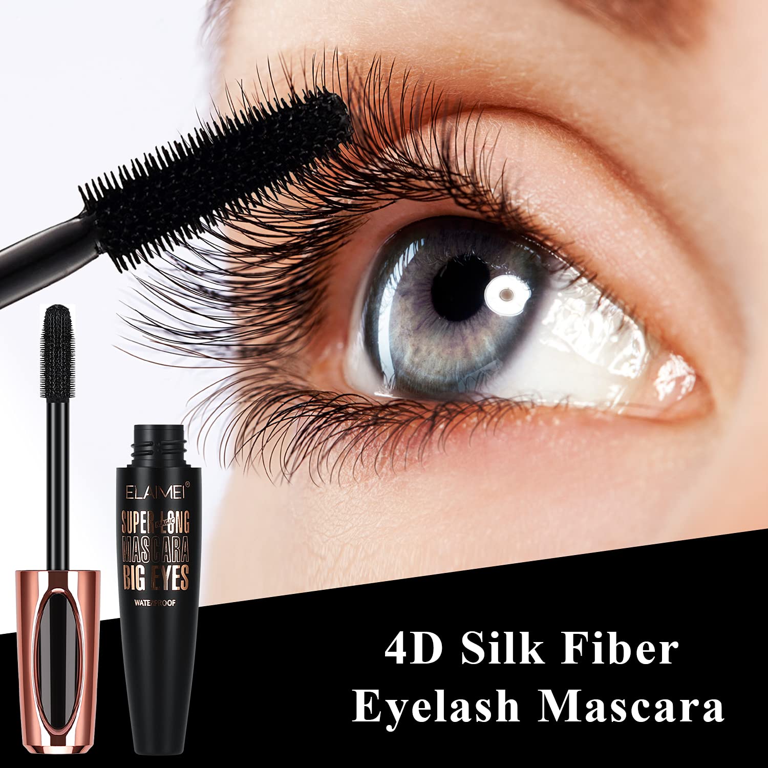 SKINOSM Ensemble deux mascaras noir: duo pratique pour les routines quotidiennes.