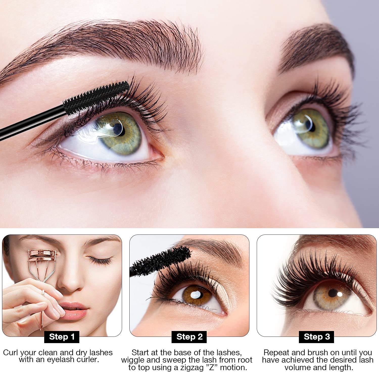 Lot de deux mascaras SKINOSM pour une routine complète.