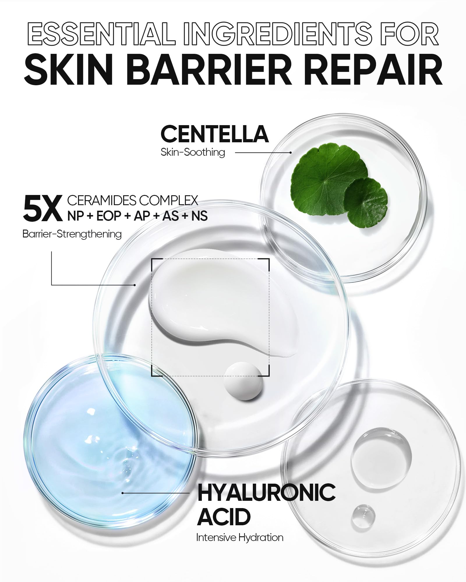 SKINTIFIC Acide hyaluronique - hydratation durable et douceur cutanée.