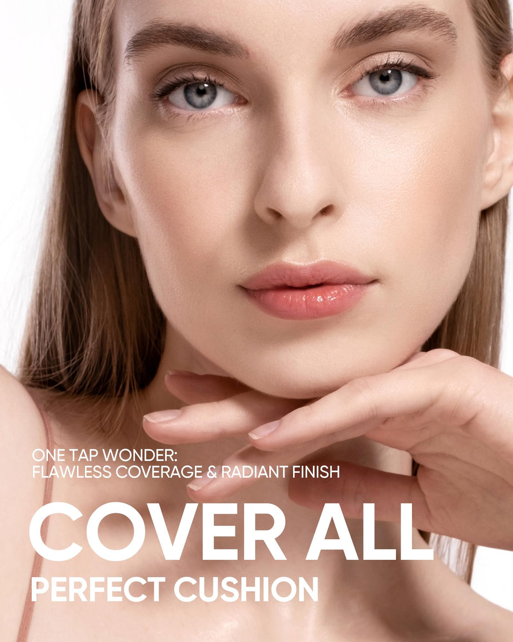 Texture légère de SKINTIFIC Cushion Foundation pour un teint uniforme.