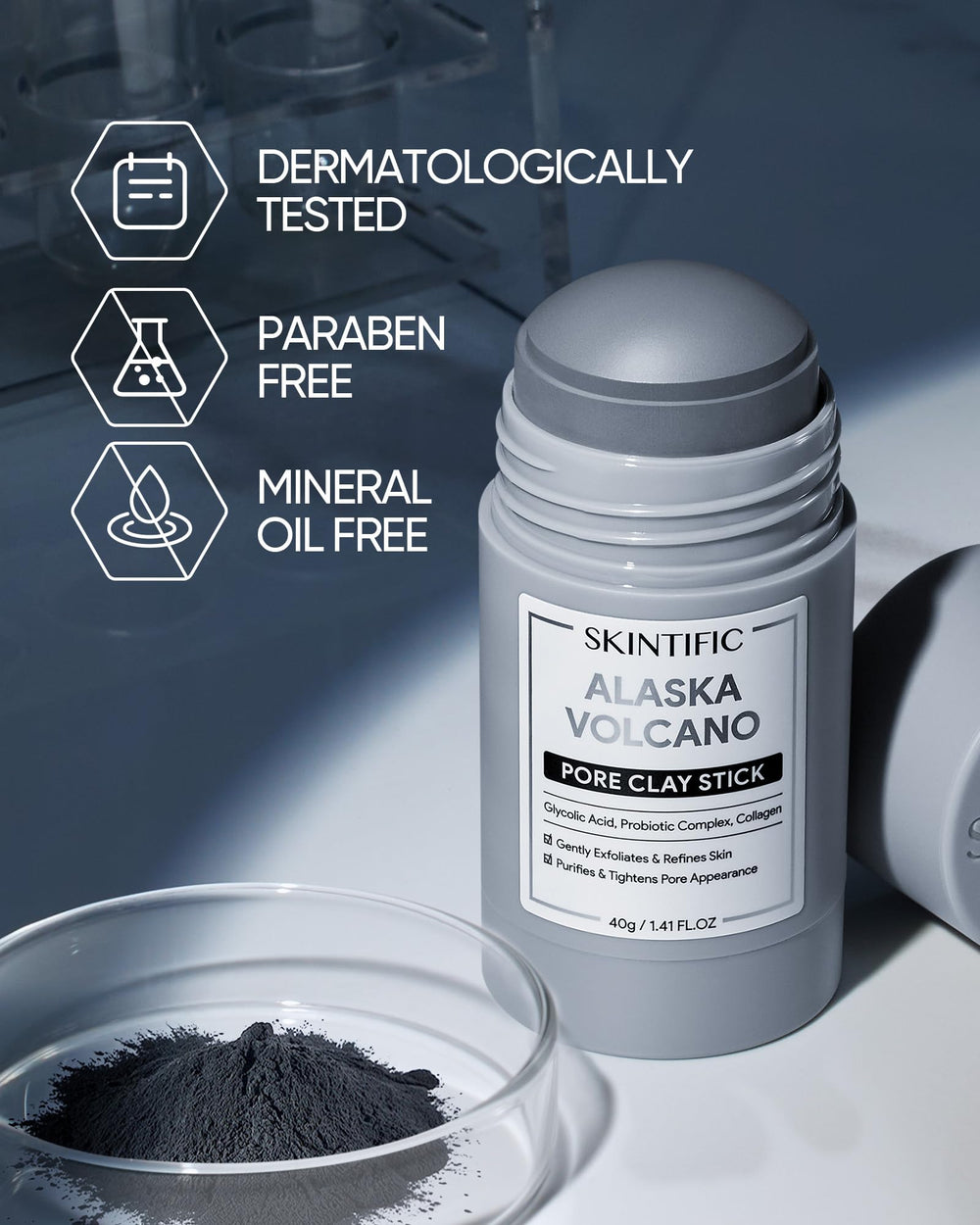 SKINTIFIC après masque hydratez pour confort durable