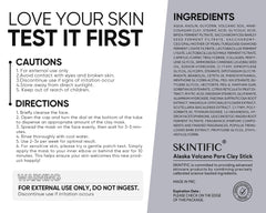 SKINTIFIC masque argile volcanique pour un teint net et lisse