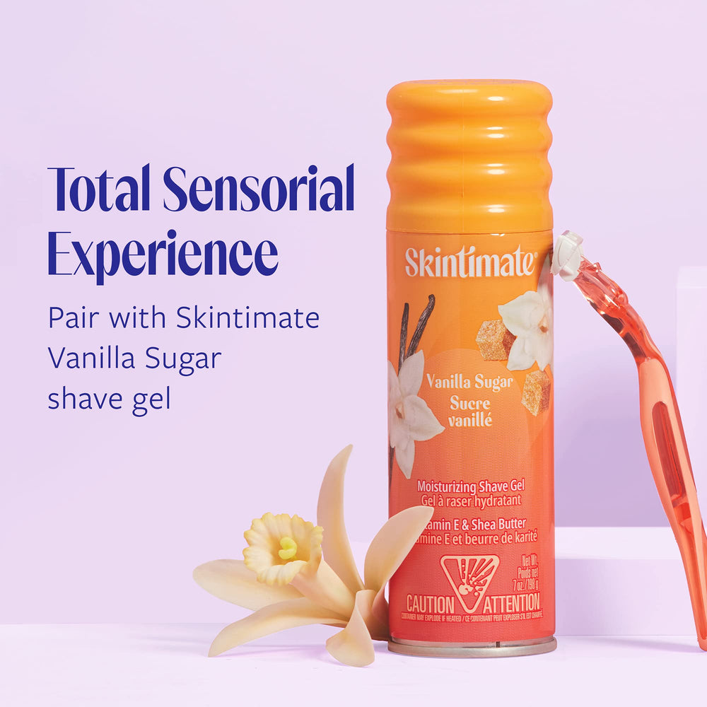Bande exfoliante Skintimate offrant douceur et protection contre irritations.