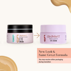 SKINWIT Crème Yeux texture crème légère procure une hydratation rapide et douce.